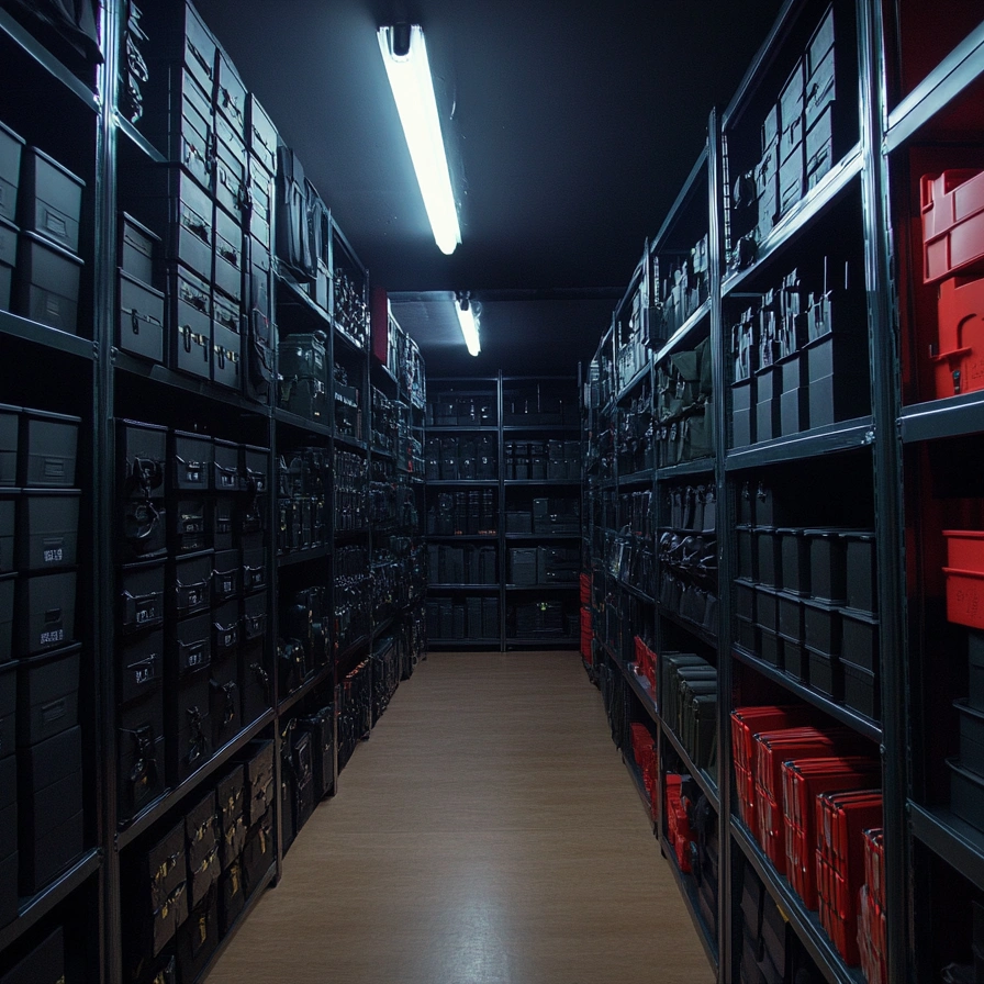 Police armoury room picture at e-Tarck police force page