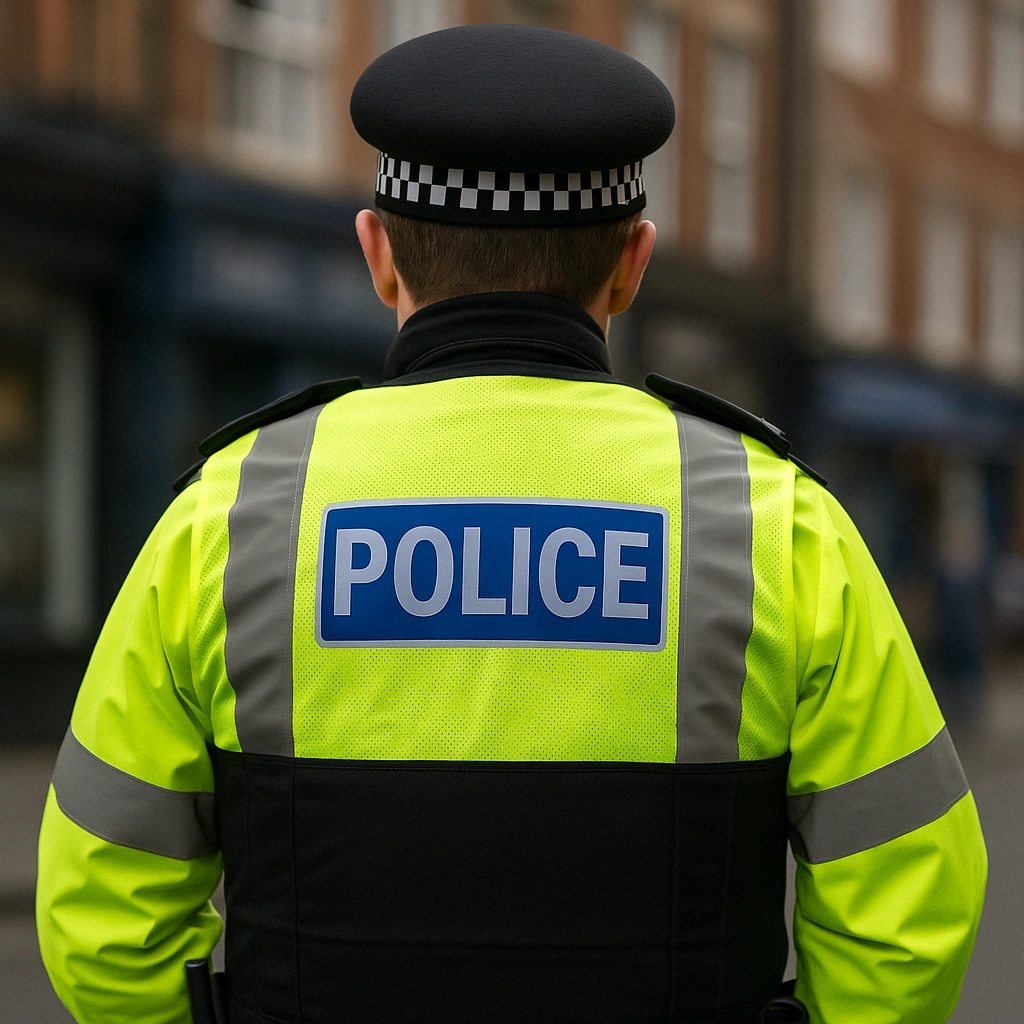 Police officer back shot at e-Track police force page