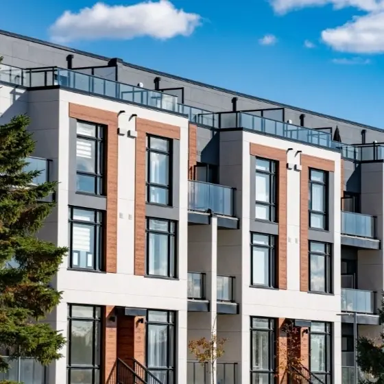 Picture of multiple apartments