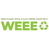 Waste Electrical & Electronic Equipment logo in green