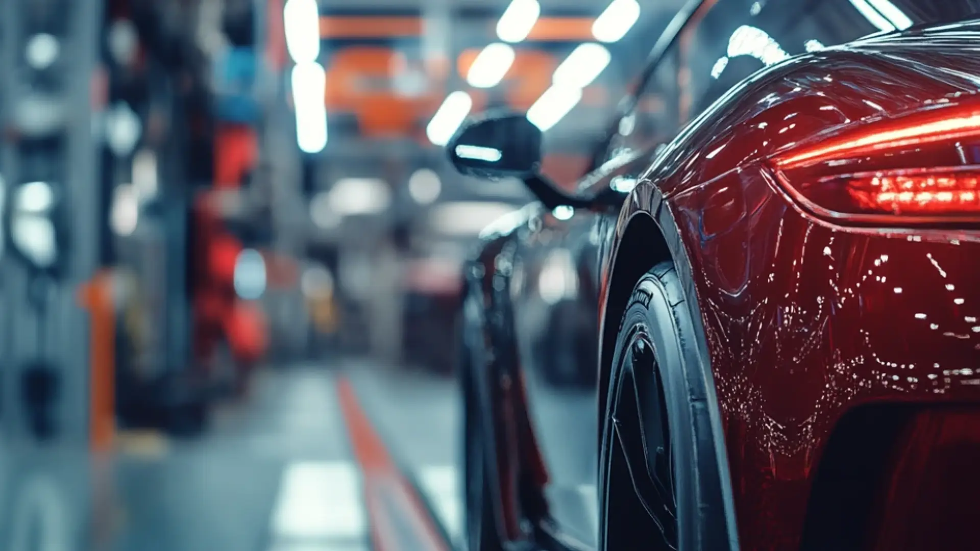 Group 1 BMW dealership with premium vehicles displayed outside