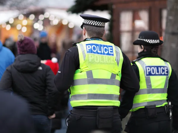Two Police Officers on Patrol