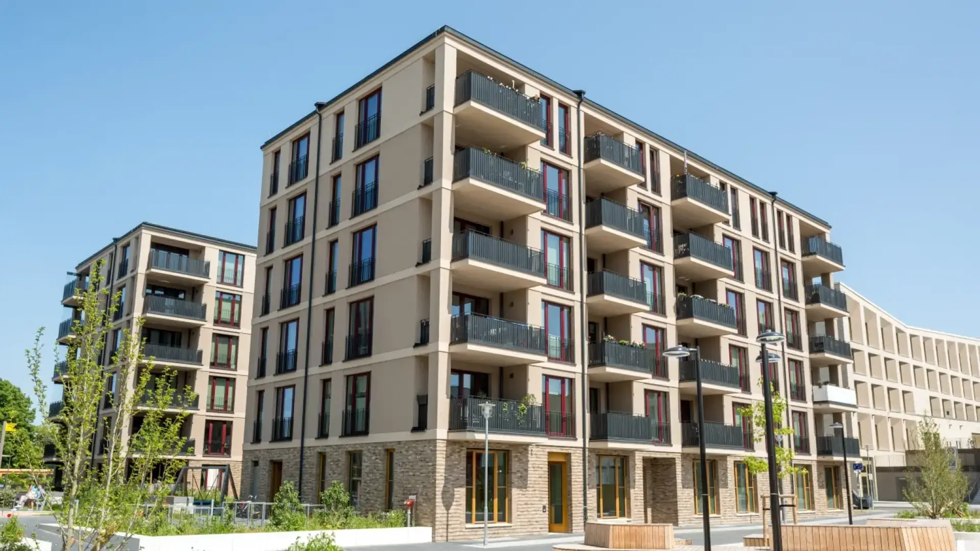 Picture of apartmenent buildings