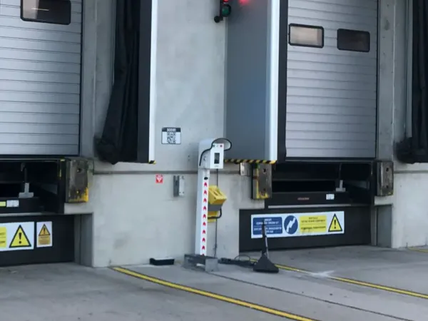 loading bay of a logistics facility with Transport Yard Systems