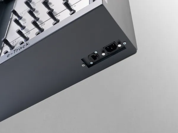 e-Track Electronic Key Cabinet power outlet