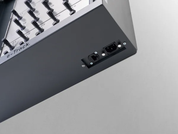 e-Track Electronic Key Cabinet power outlet