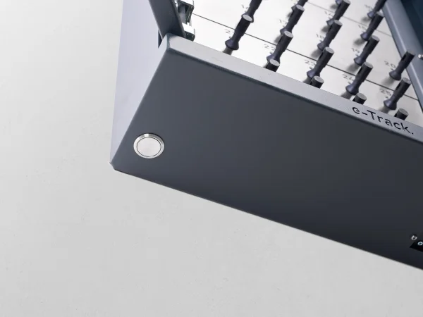 e-Track Electronic Key Cabinet reset button