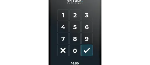 e-Track Touchscreen with PIN  and Card access