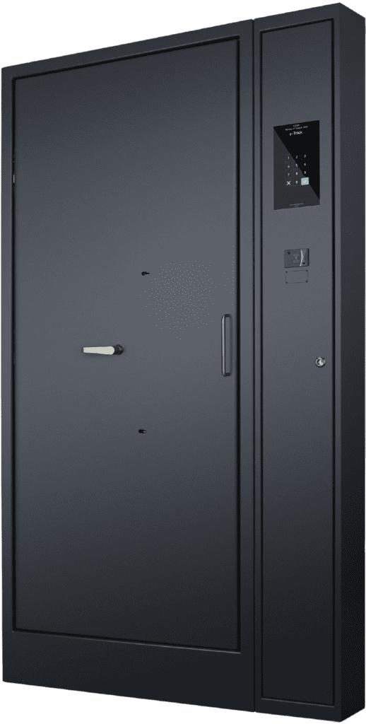 High Secure Electronic Key Cabinet - Angled View