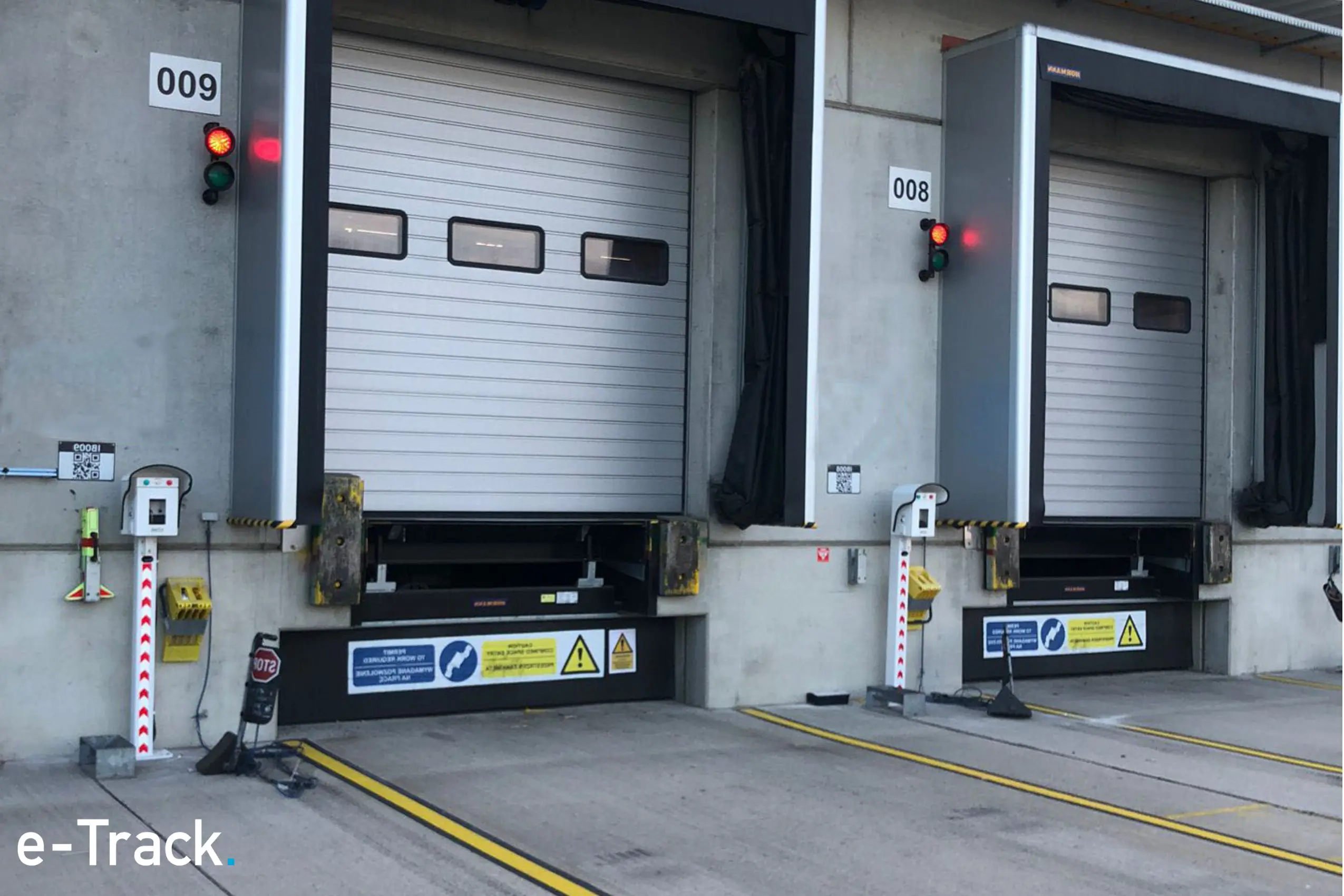 E2 EDDS transport yard system at a loading bay