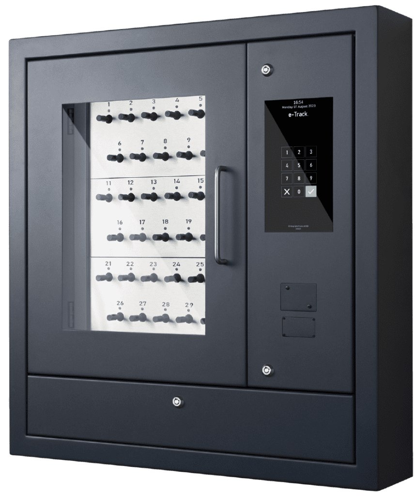 e30 electronic key management system with polycarbonate door