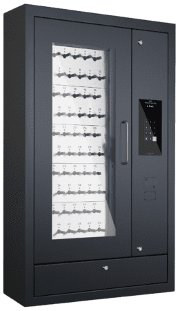 e50 electronic key cabinet with polycarbonate door